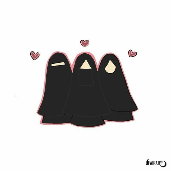 Gambar kartun muslimah sahabat