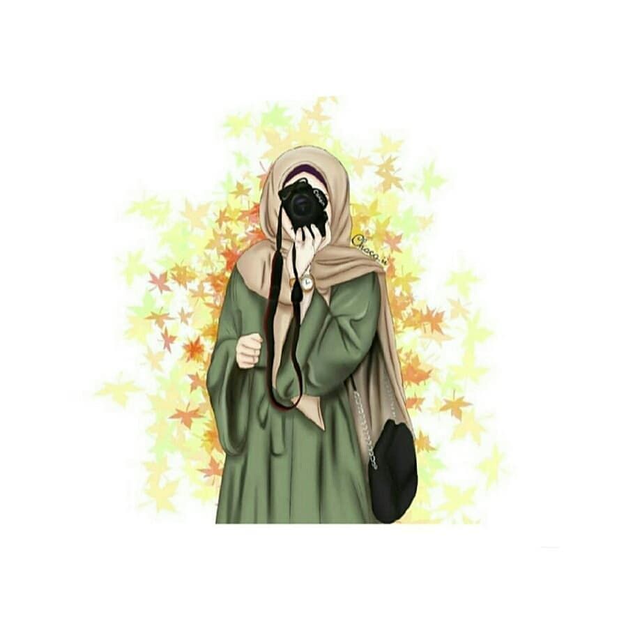 Gambar kartun muslimah terbaru