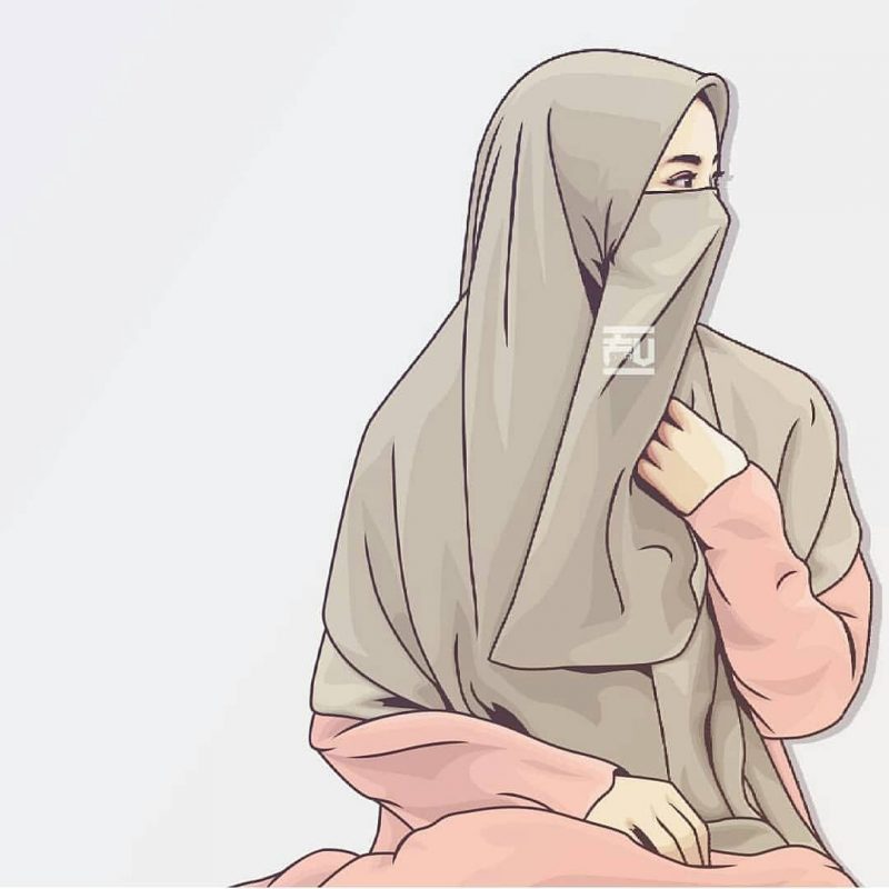 Gambar kartun muslimah